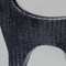 Black Ribbed Deer Sculptures – Modern Aluminum Animal Figurines